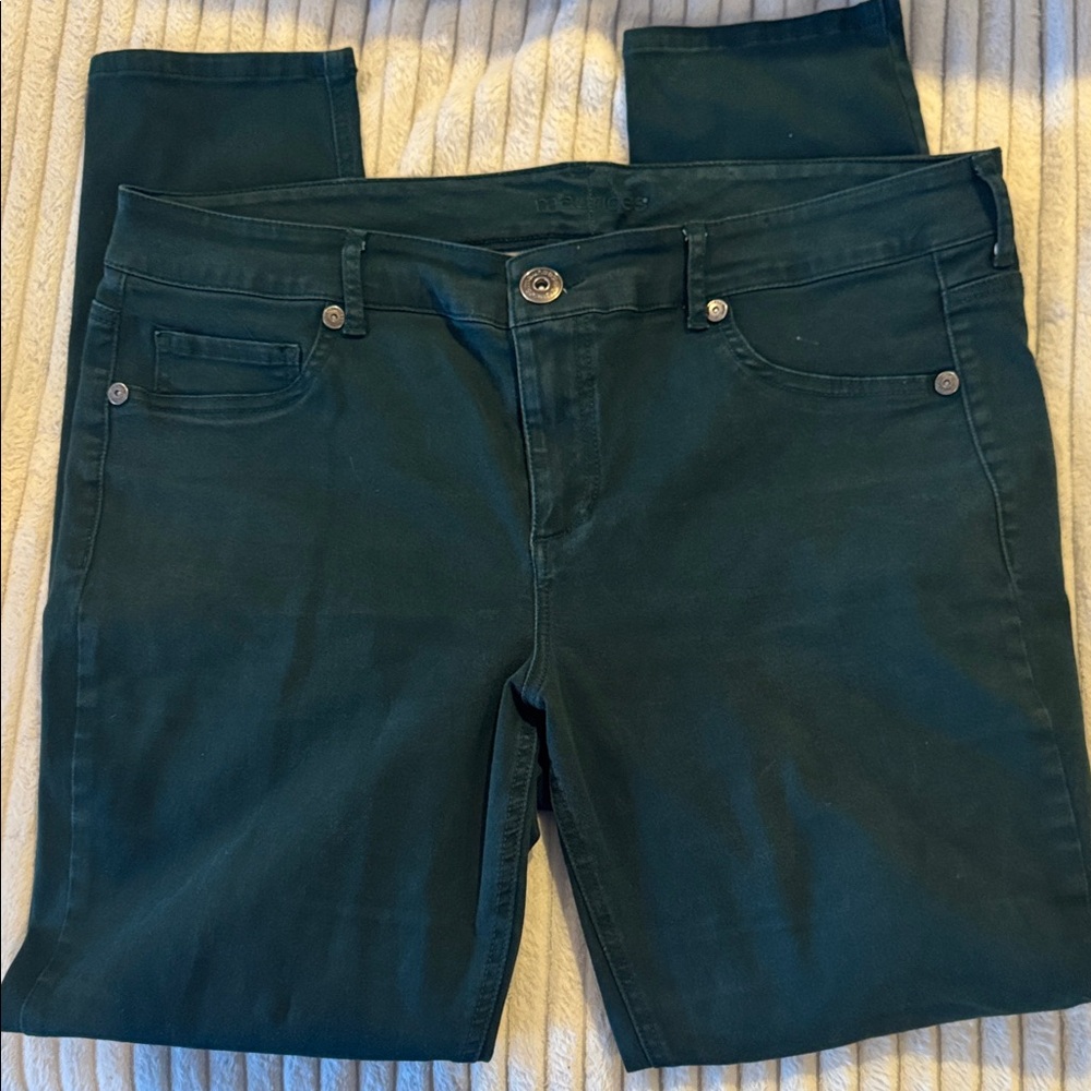 Maurices Deep Green Skinny Jeans
